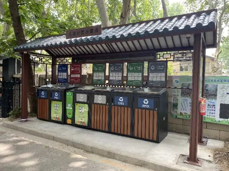 貓先生智能垃圾分類亭，定時定點垃圾收集點 ，垃圾亭生產(chǎn)廠家