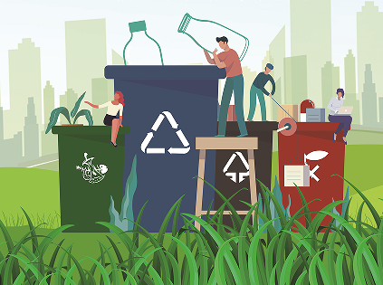 智能分類垃圾房，清潔小屋，垃圾分類收集站生產廠家