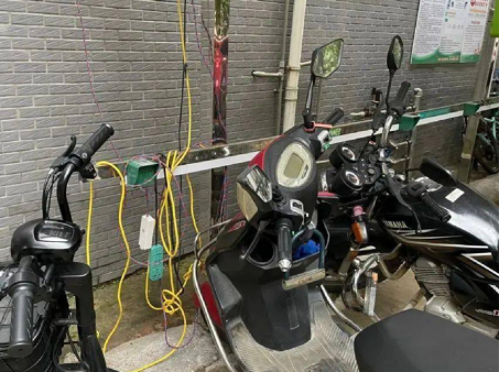 電動自行車充電樁，智能無線充電，電單車充電樁廠家